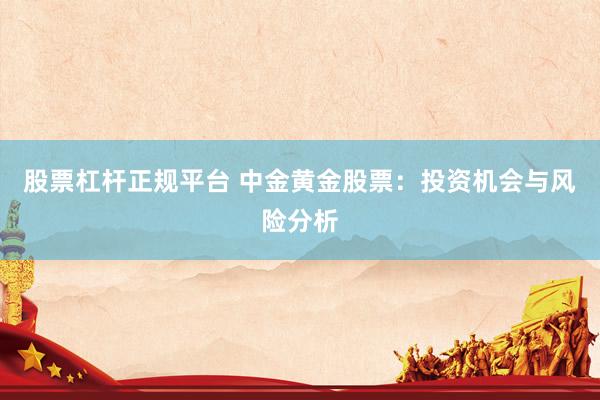 股票杠杆正规平台 中金黄金股票：投资机会与风险分析